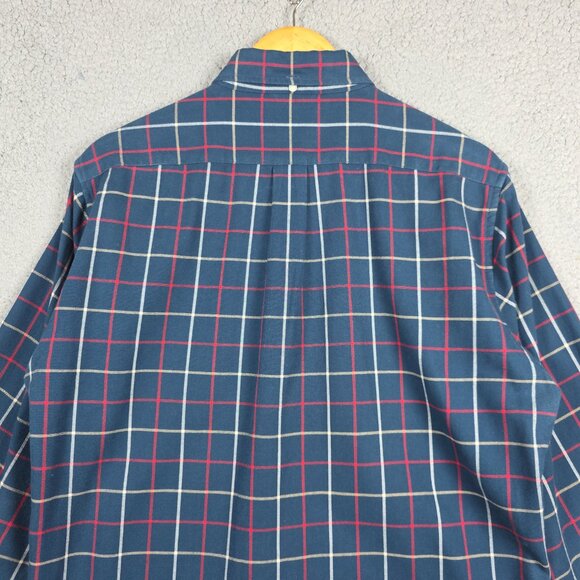 Bonobos Shirt Mens Size Medium Plaid Multicolor Windowpane Long Sleeve Slim Fit - Picture 5 of 10